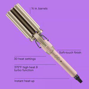 Conair Double Ceramic Triple Barrel Waver - Like New